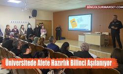 Üniversitede Afete Hazırlık Bilinci Aşılanıyor