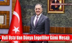 Vali Usta'dan Dünya Engelliler Günü Mesajı