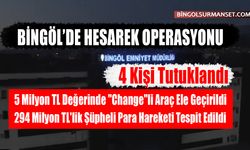 Bingöl'de Dev "Change"li Araç Operasyonu