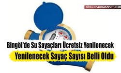 Bingöl'de 20 Bin Su Sayacı Ücretsiz Yenilenecek