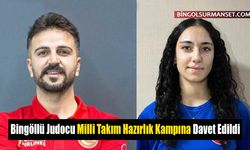 Bingöllü Judocu Milli Takım Hazırlık Kampına Davet Edildi