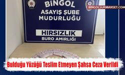 Bulduğu Yüzüğü Teslim Etmeyen Şahsa Ceza Verildi