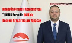 Bingöl Üniversitesi Akademisyeni ABD'de Deprem Araştırmaları Yapacak