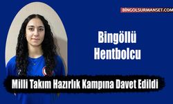 Bingöllü Hentbolcu Milli Takım Hazırlık Kampına Davet Edildi