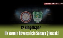 12 Bingölspor İlk Yarının Rövanşı İçin Sahaya Çıkacak!
