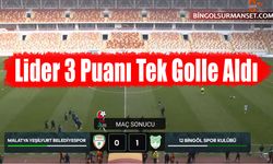 Lider 3 Puanı Tek Golle Aldı