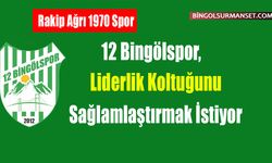12 Bingölspor, Liderlik Koltuğunu Sağlamlaştırmak İstiyor