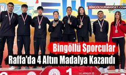 Bingöllü Sporcular Raffa'da 4 Altın Madalya Kazandı