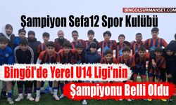Bingöl'de Yerel U14 Ligi'nin Şampiyonu Belli Oldu