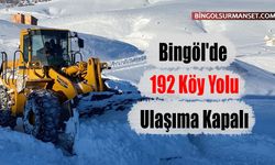 Bingöl'de 192 Köy Yolu Ulaşıma Kapalı