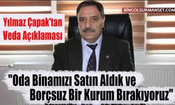 Yılmaz Çapak'tan Veda Açıklaması
