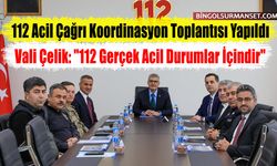 112 Acil Çağrı Koordinasyon Toplantısı Yapıldı