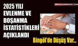 2025 Yılı Evlenme ve Boşanma İstatistikleri Açıklandı