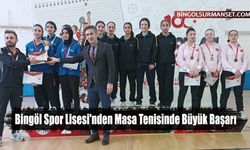 Bingöl Spor Lisesi'nden Masa Tenisinde Büyük Başarı