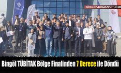 Bingöl TÜBİTAK Bölge Finalinden 7 Derece ile Döndü