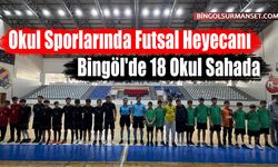 Okul Sporlarında Futsal Heyecanı: Bingöl'de 18 Okul Sahada
