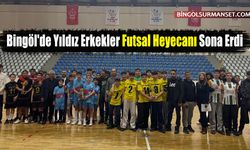 Bingöl'de Yıldız Erkekler Futsal Heyecanı Sona Erdi