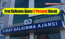Fırat Kalkınma Ajansı 5 Personel Alacak