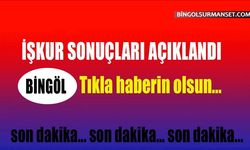 İŞKUR (Milli Eğitim) Bingöl Merkez Kura Sonuçları Belli Oldu