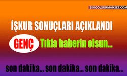 İŞKUR (Milli Eğitim) Genç İlçesi Kura Sonuçları Belli Oldu