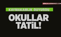 O İlçe Şaşırtmadı: Eğitime 1 Gün Ara Verildi