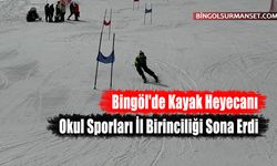 Bingöl'de Kayak Heyecanı: Okul Sporları İl Birinciliği Sona Erdi