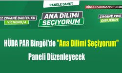 HÜDA PAR Bingöl'de "Ana Dilimi Seçiyorum" Paneli Düzenleyecek