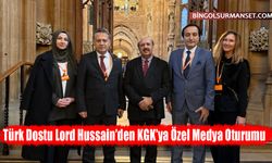 Türk Dostu Lord Hussain’den KGK’ya Özel Medya Oturumu