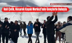 Vali Çelik, Hesarek Kayak Merkezi'nde Gençlerle Buluştu