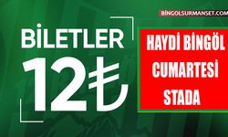 12 Bingölspor'dan Taraftara Çağrı: "Tribünleri Dolduralım, Biletler 12 TL"