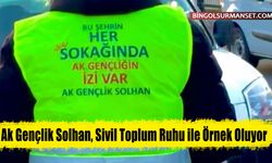 Ak Gençlik Solhan, Sivil Toplum Ruhu ile Örnek Oluyor