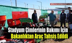 Stadyum Çimlerinin Bakımı İçin Bakanlıktan Araç Tahsis Edildi