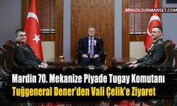 Tuğgeneral Dener'den Vali Çelik'e Ziyaret