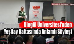 Bingöl Üniversitesi'nden Yeşilay Haftası'nda Anlamlı Söyleşi
