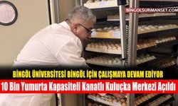 10 Bin Yumurta Kapasiteli Kanatlı Kuluçka Merkezi Açıldı