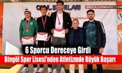 Bingöl Spor Lisesi'nden Atletizmde Büyük Başarı