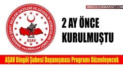 AŞAV Bingöl Şubesi Dayanışma Programı Düzenleyecek