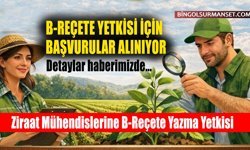 Ziraat Mühendislerine B-Reçete Yazma Yetkisi
