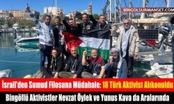 İsrail’den Sumud Filosuna Müdahale: 18 Türk Aktivist Alıkonuldu