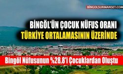 Bingöl Nüfusunun %28,8'i Çocuklardan Oluştu