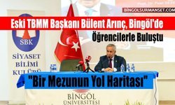 Eski TBMM Başkanı Bülent Arınç Bingöl'de