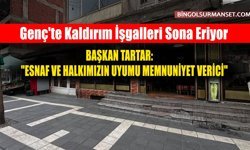 Genç'te Kaldırım İşgalleri Sona Eriyor