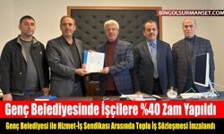 Genç Belediyesinde İşçilere %40 Zam Yapıldı