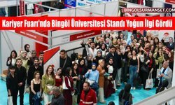 Kariyer Fuarı'nda Bingöl Üniversitesi Standı Yoğun İlgi Gördü