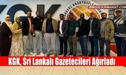 KGK, Sri Lankalı Gazetecileri Ağırladı