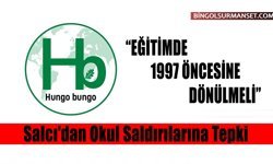 Hungobungo Derneği Başkanı Salcı'dan Okul Saldırılarına Tepki