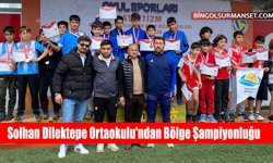 Solhan Dilektepe Ortaokulu'ndan Atletizmde Bölge Şampiyonluğu