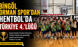 Bingöl Orman Spor'dan Hentbol'da Türkiye 4.'lüğü