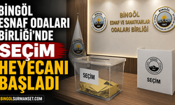 Bingöl Esnaf Odaları Birliği’nde Seçim Heyecanı Başladı