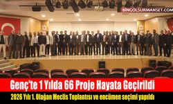 Genç'te 1 Yılda 66 Proje Hayata Geçirildi